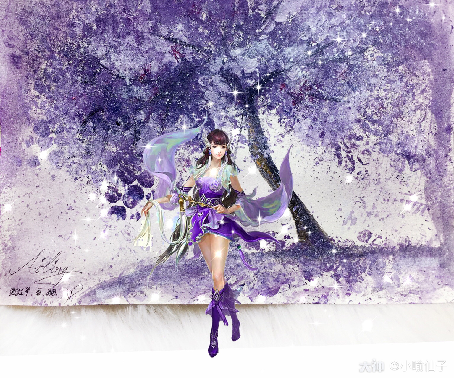 倩女幽魂手游##网易游戏原创作者联盟##殷紫萍和檀