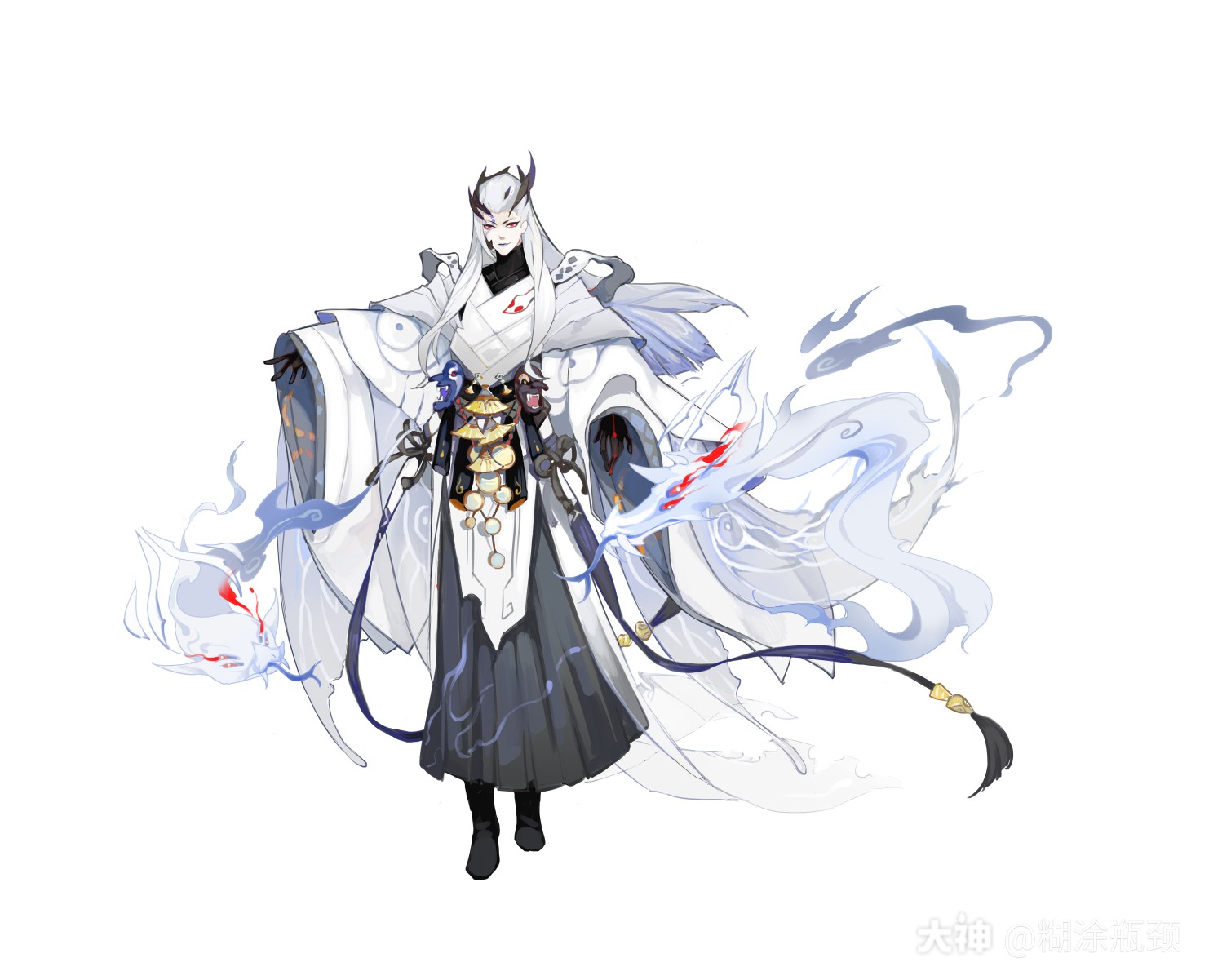 阴阳师同人# #阴阳师# #八岐大蛇#. 来自蓝陵九卿