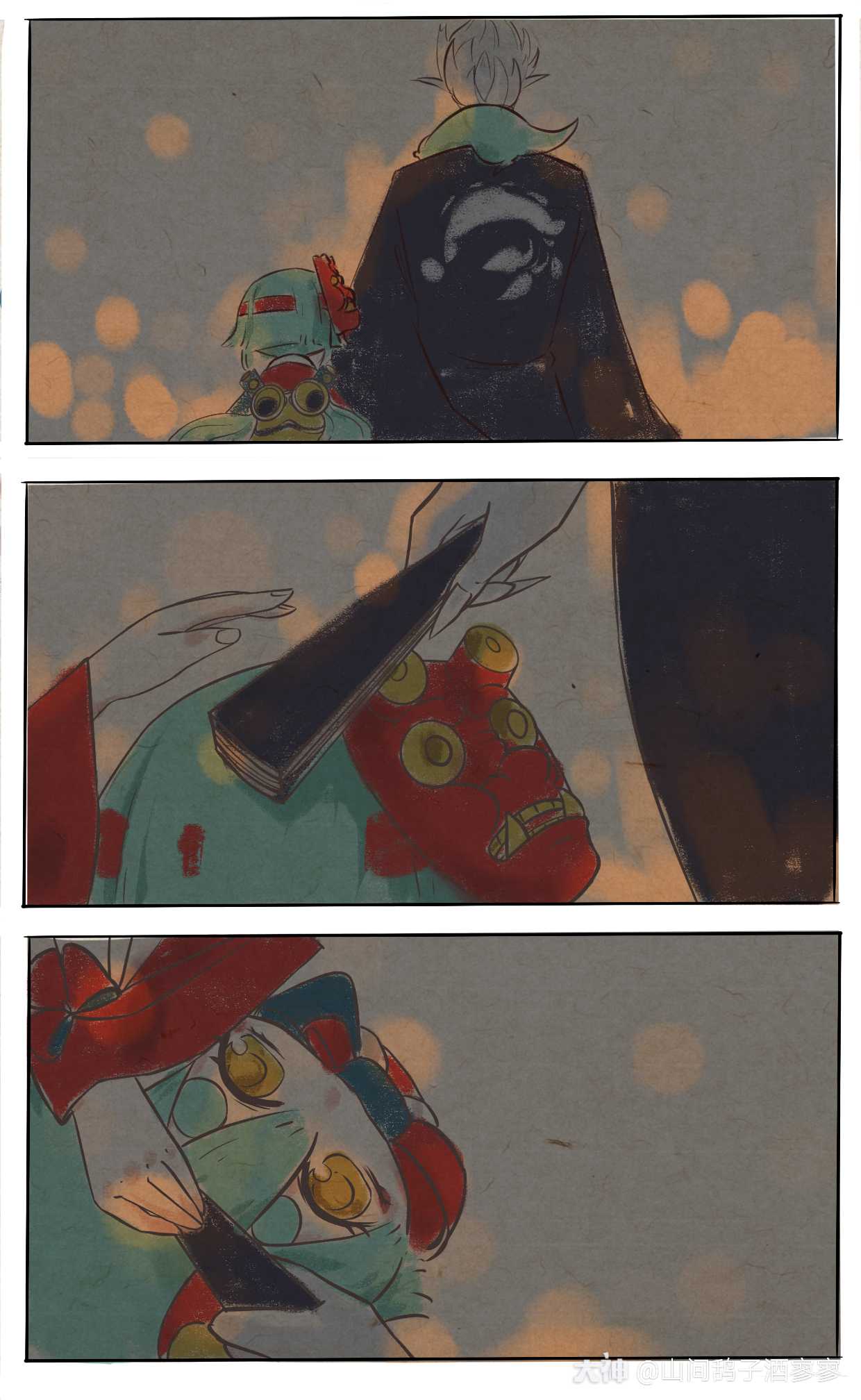 荒川之主×金鱼姬……#阴阳师ip同人#. 来自宗介菜
