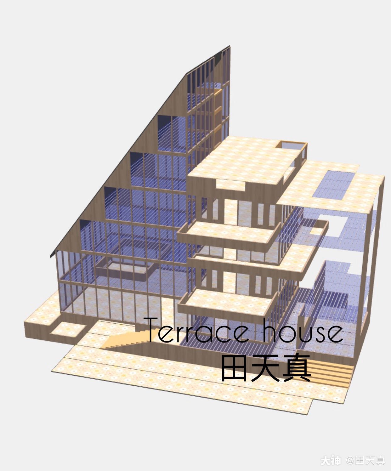 建筑鉴赏双人大地基《terrace ho. 来自祖桦镇鱼忆