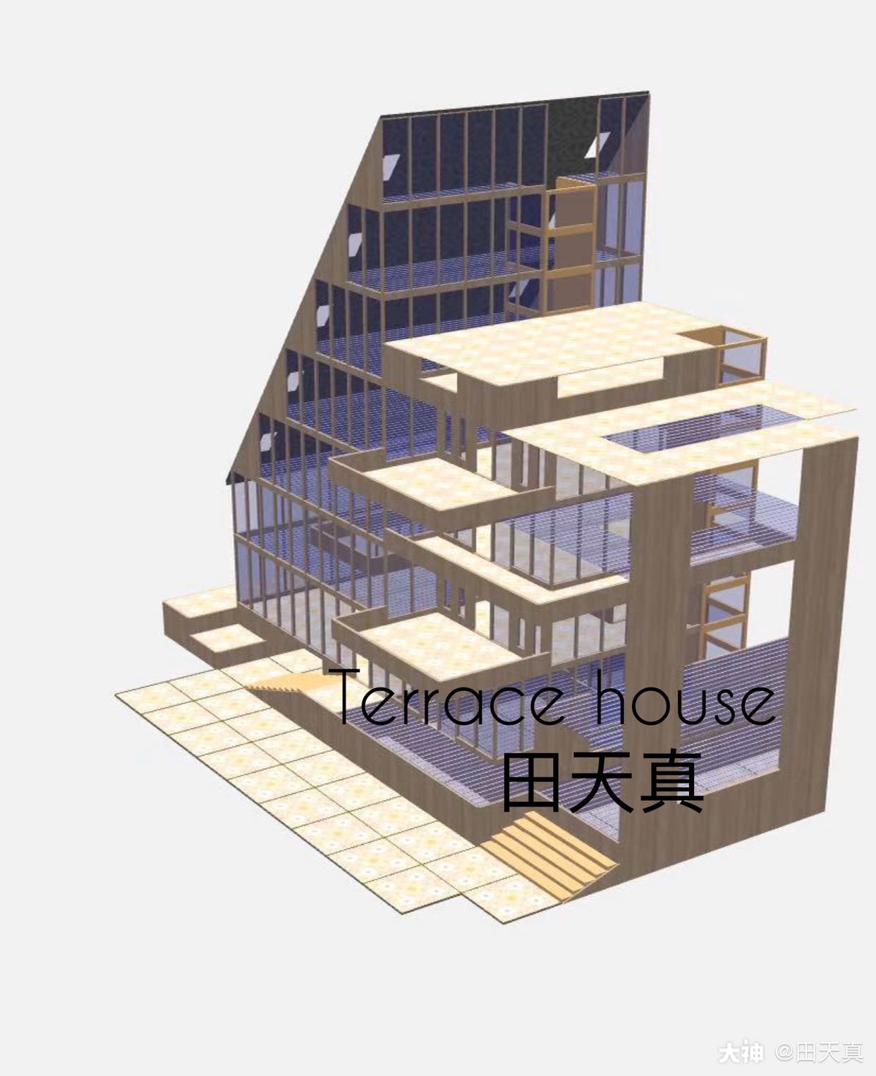 建筑鉴赏双人大地基《terrace ho. 来自祖桦镇鱼忆