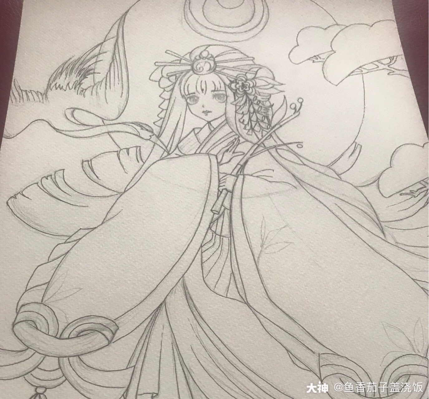 吸欧气# #辉夜姬# #阴阳师# 辉夜. 来自鱼香茄子