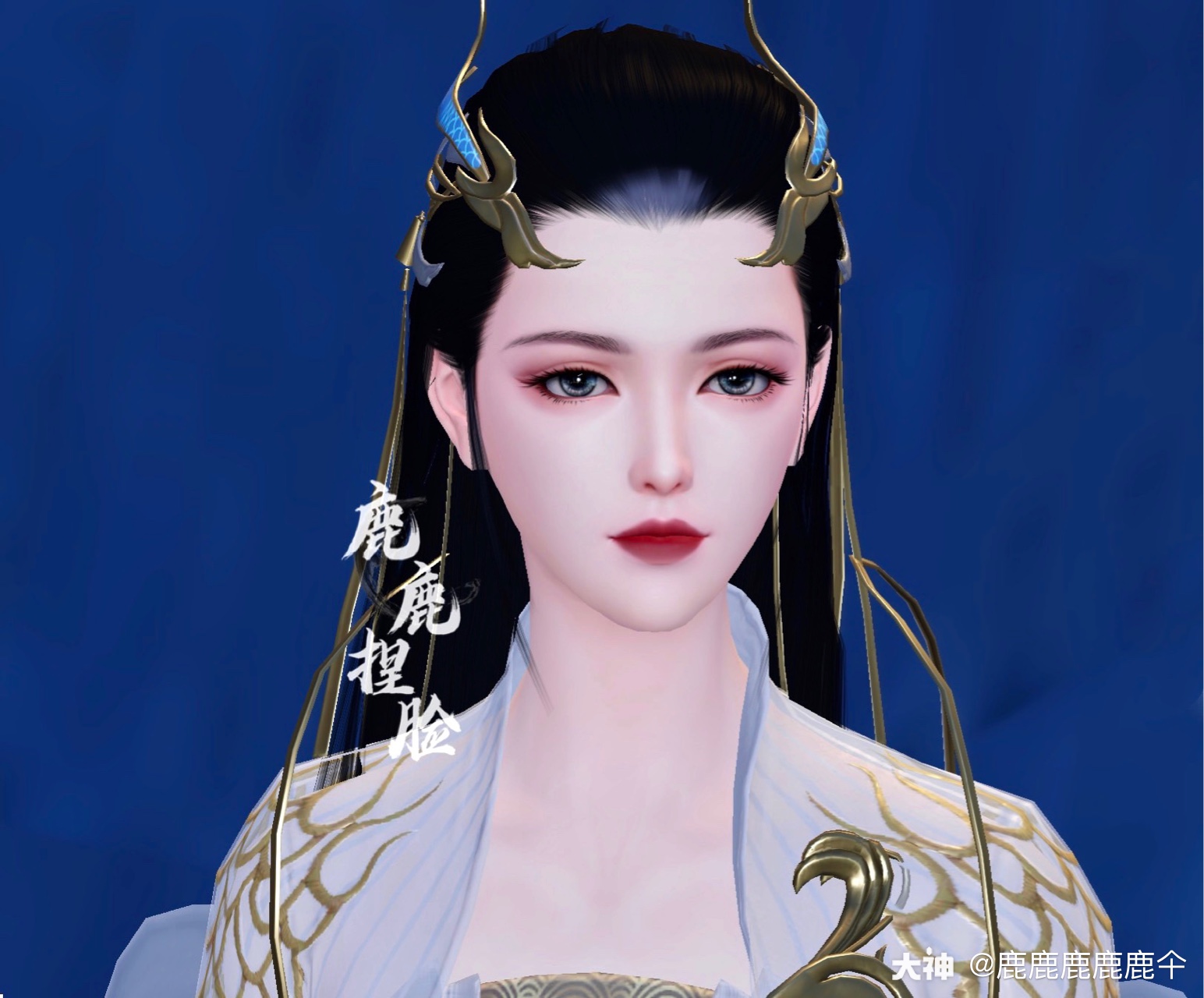 鹿鹿鹿鹿鹿仐:3.0新生版捏脸,成女·顾晴霜印象脸.