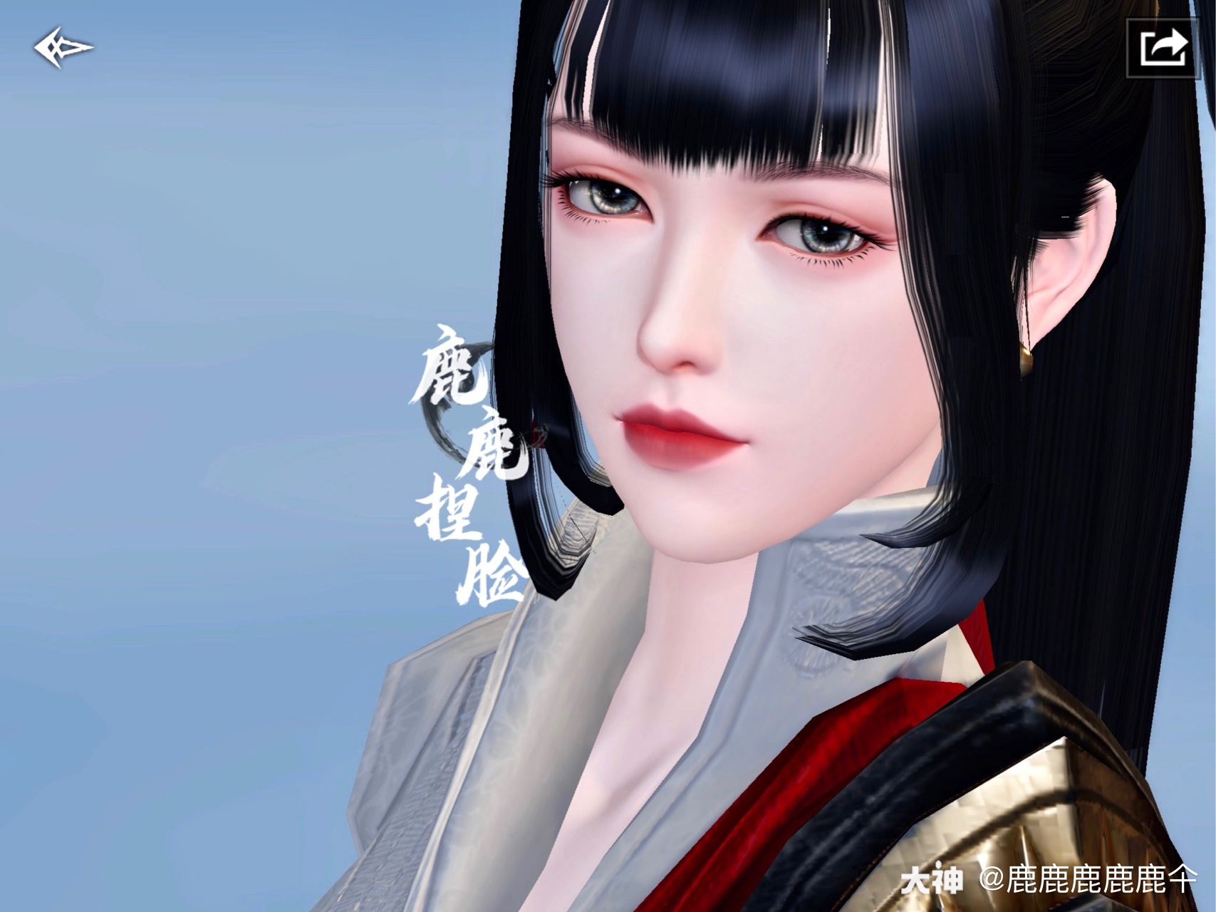 0新生版捏脸,成女·顾晴霜印象脸"蛾眉英发,重整乾坤.