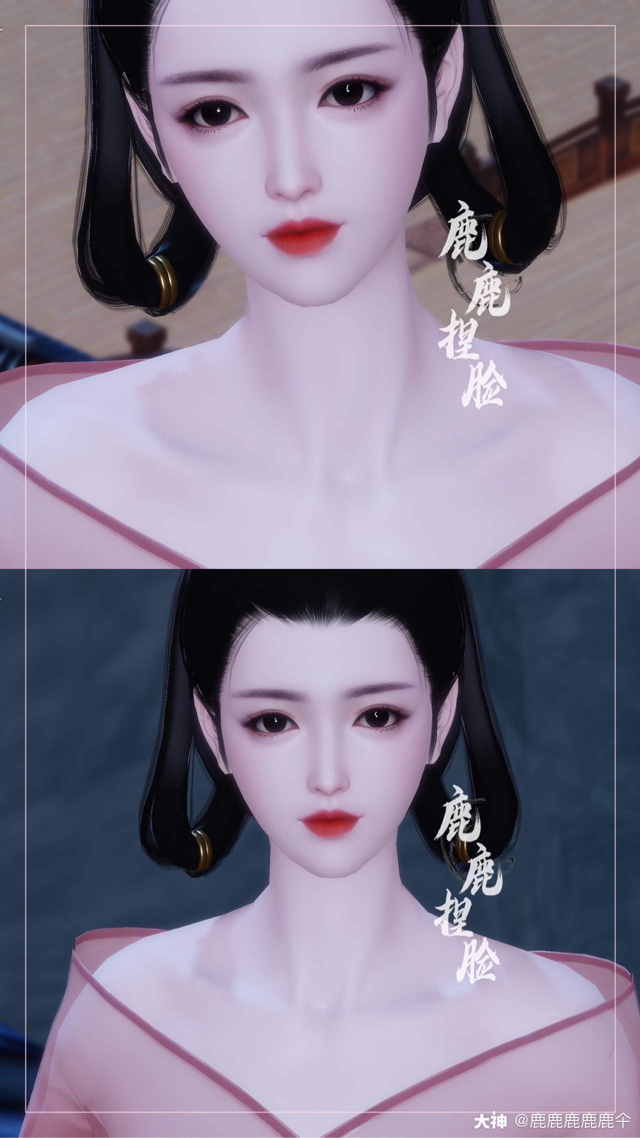 宇宙少女刚火我就很喜欢程潇小姐姐了,说她是建模脸于是试了试,捏