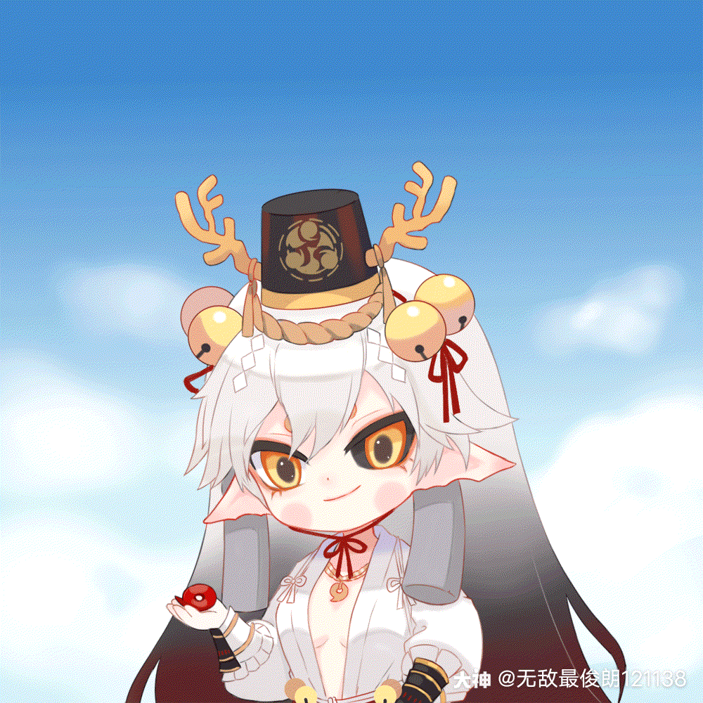 鬼王之宴# 阴阳师官方更新了新铃鹿御前的动态表情包,喜欢的小伙伴