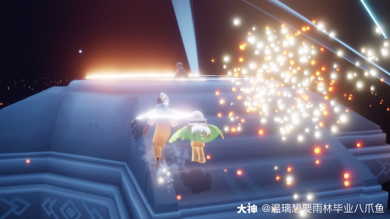 光遇# 碰到一个龙骨哥.