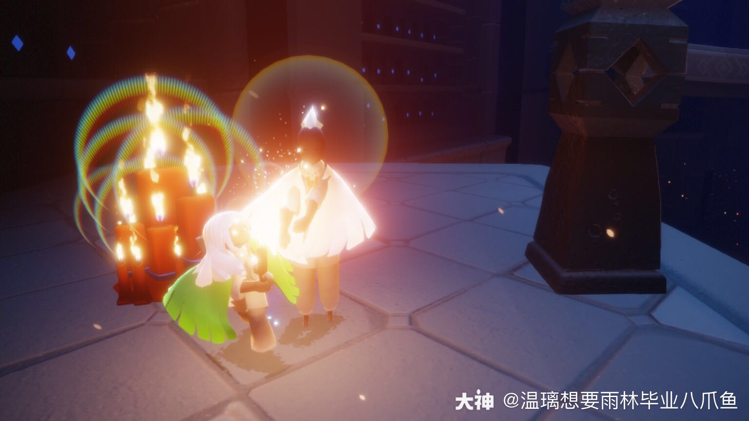 光遇# 碰到一个龙骨哥.
