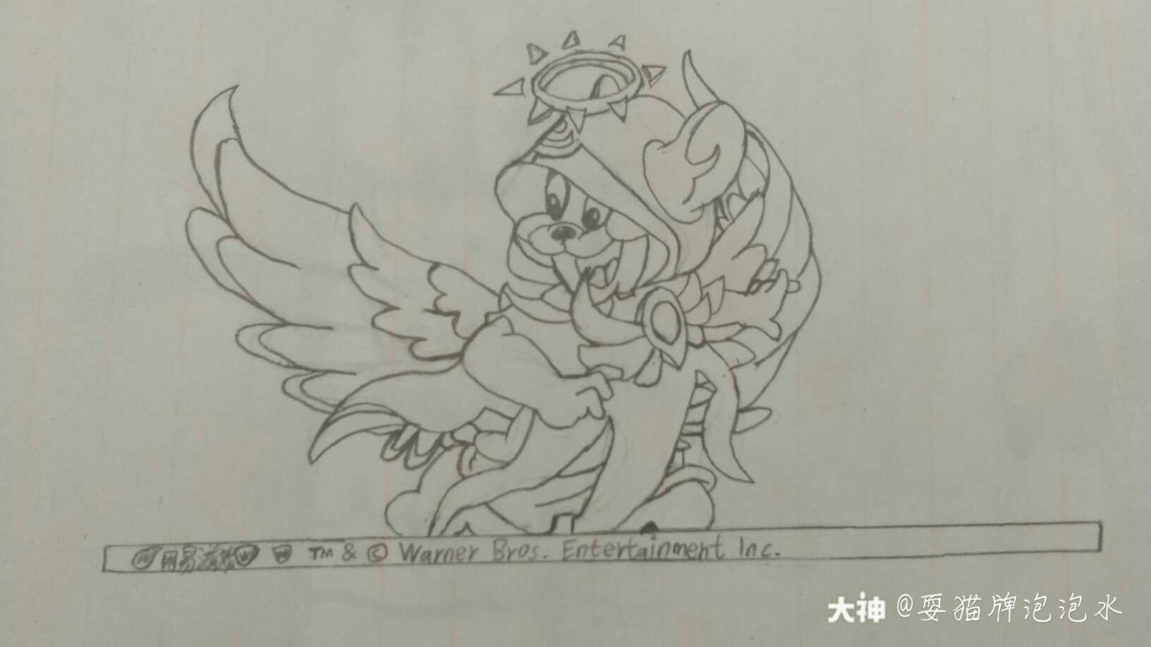 猫和老鼠# 今天画了一张未来之翼,感觉还不错