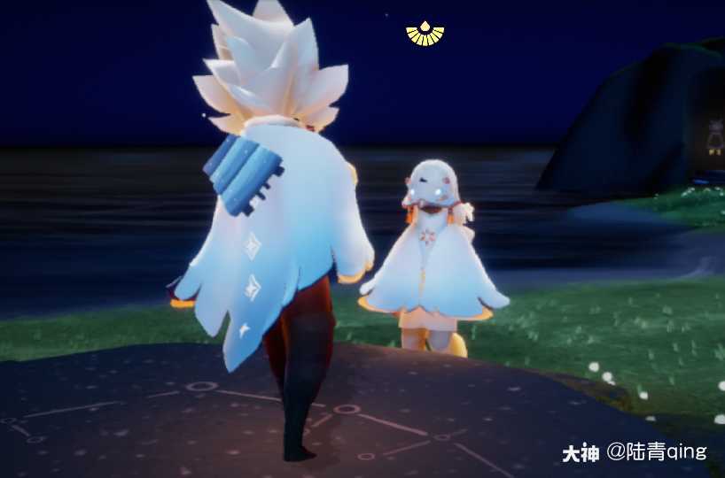 光遇日常 白鸟斗篷.