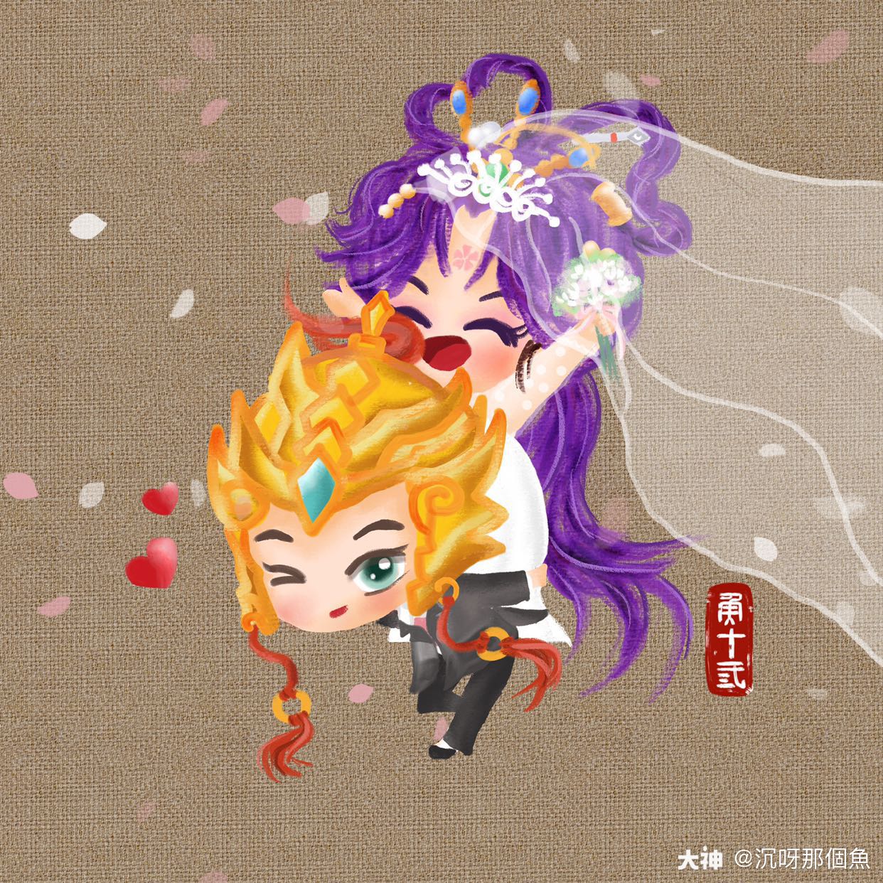 神天兵&玄天姬#大话西游.