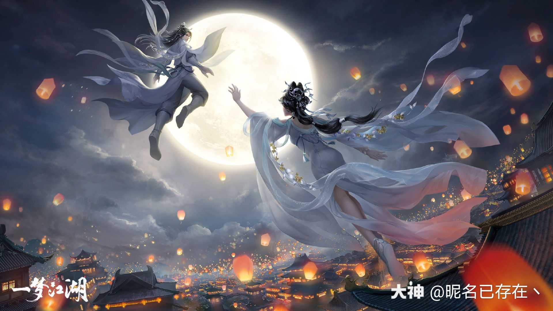 皓月当空洒清辉,中秋良宵念挚心;祝愿佳节多好运,月圆