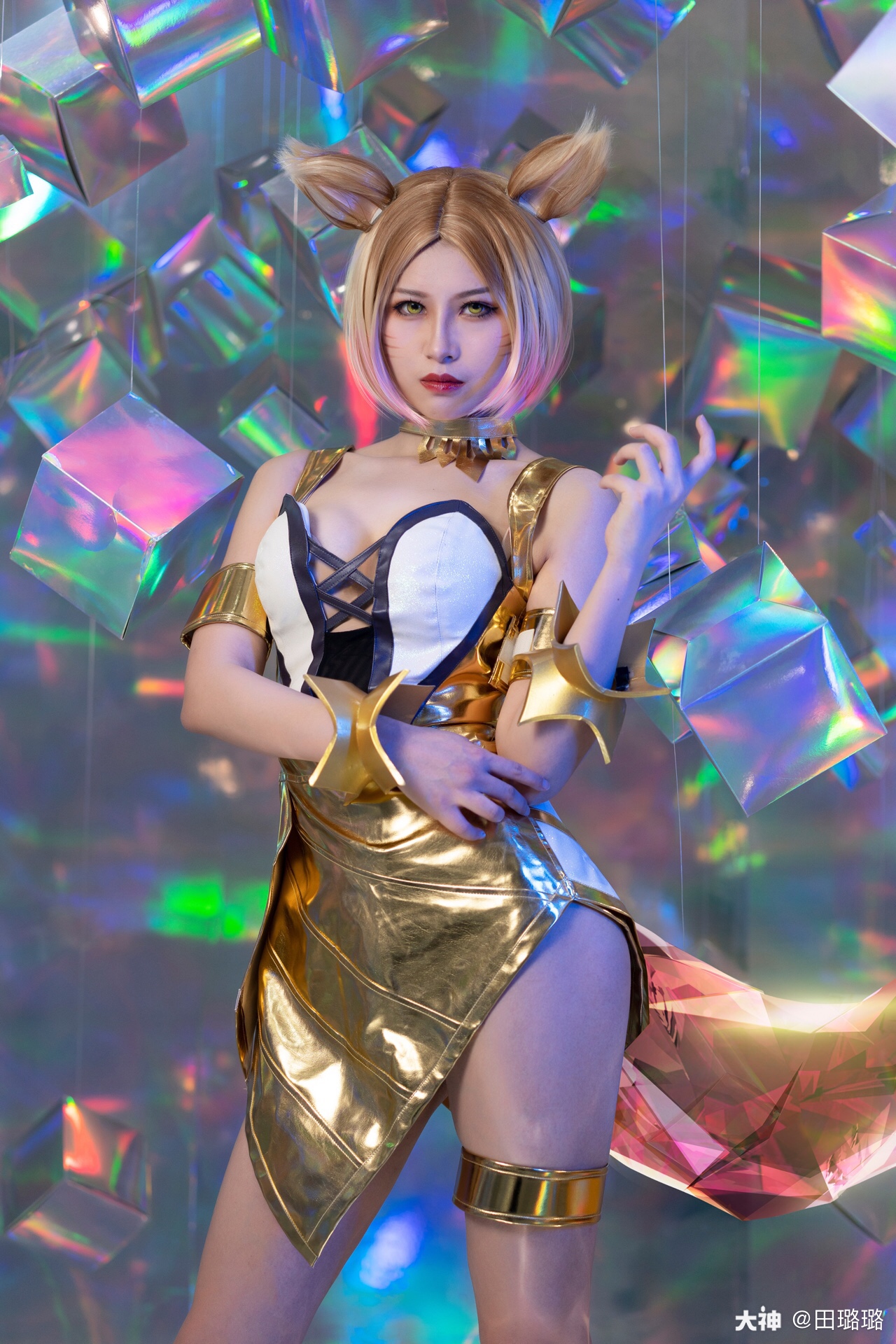 关注 #轻漫##英雄联盟#【cosplay】kda 阿狸