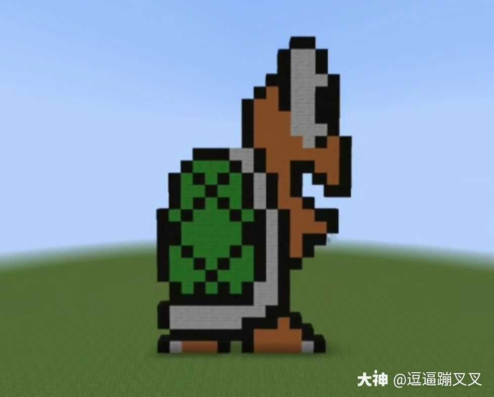 作品名称:超级玛丽像素乌龟