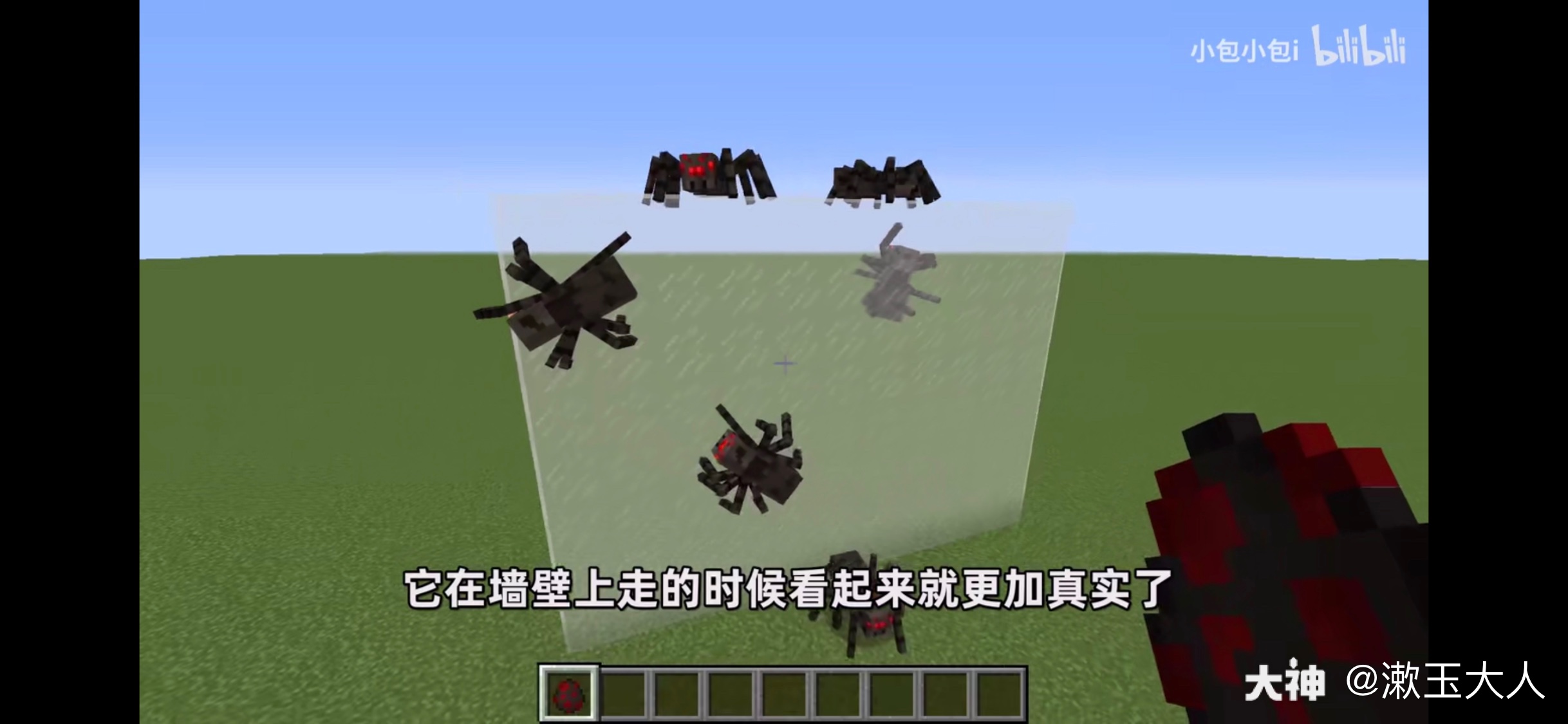 我的世界 当蜘蛛变得.