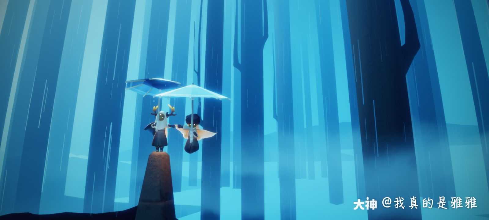 蓝色雨林#光遇风景