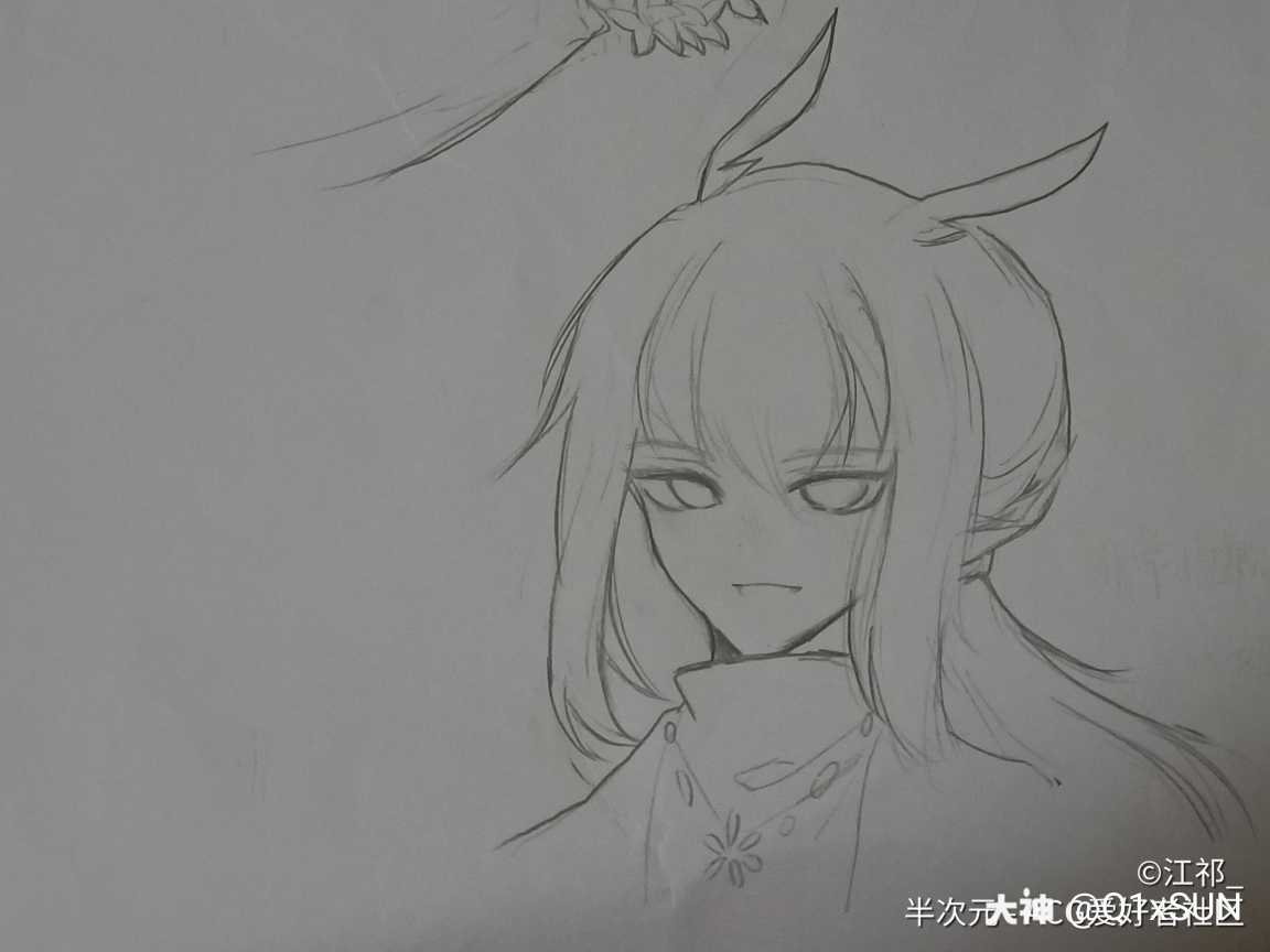 【白鸟】混更一波线稿『by bcy 江祁_』(已授权) _光