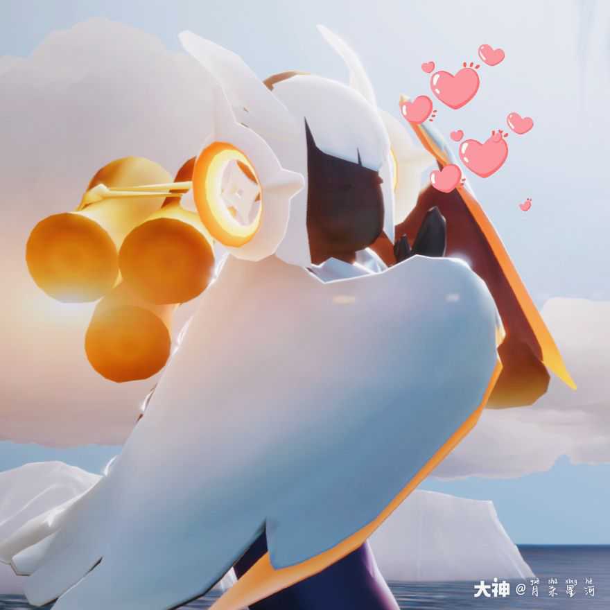 光遇白鸟自制头像暴徒留.