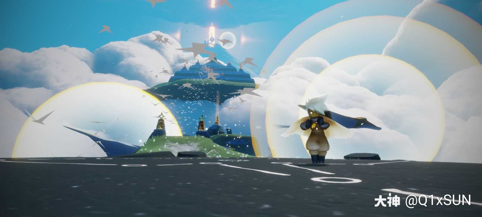 美丽的风景,就在云海之中~_光遇风景_来自网易大神光