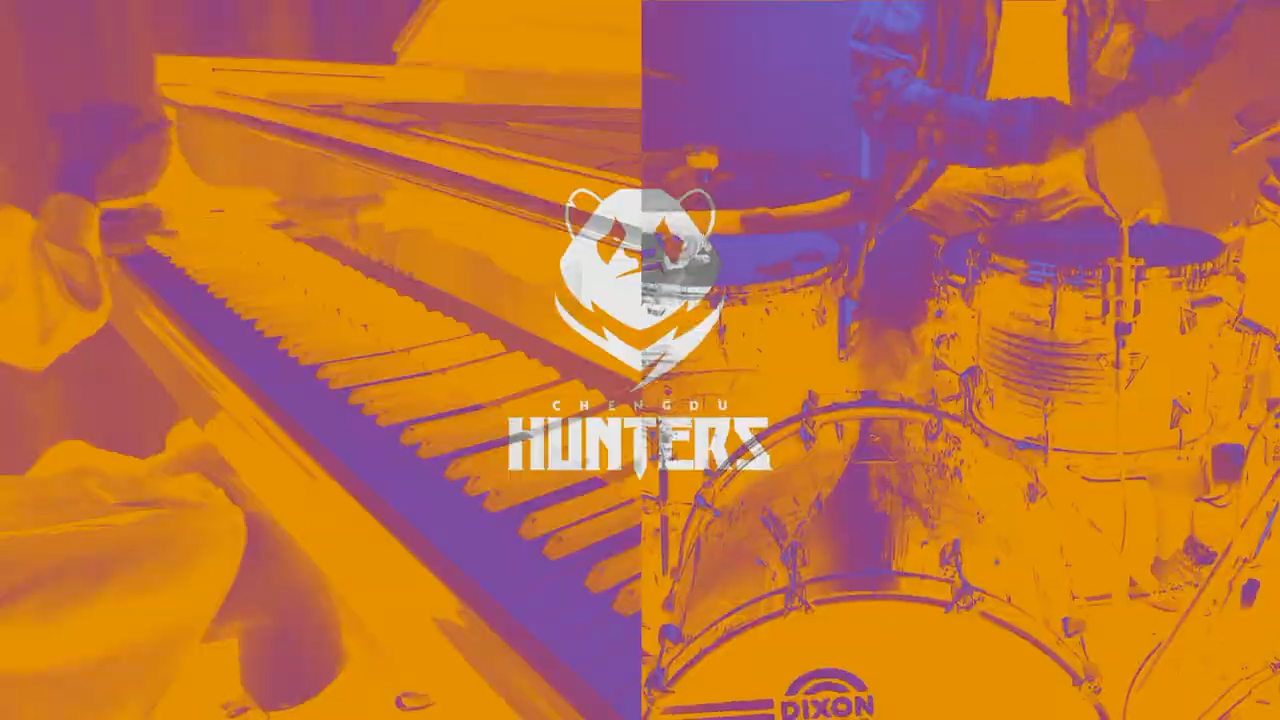 【成都猎人队国人粉丝团队联合演绎的成都入场曲《hunters】鼓