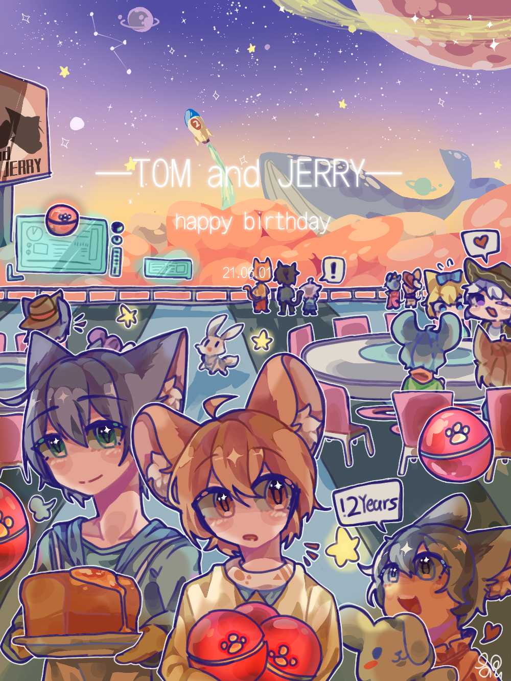 方糖松饼 6/6#tom&jerrycity#猫