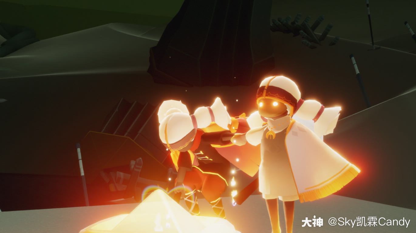 光遇##云野追光##光遇穿搭# 我的搭配:矮人面具粗辫发型圣岛季项链