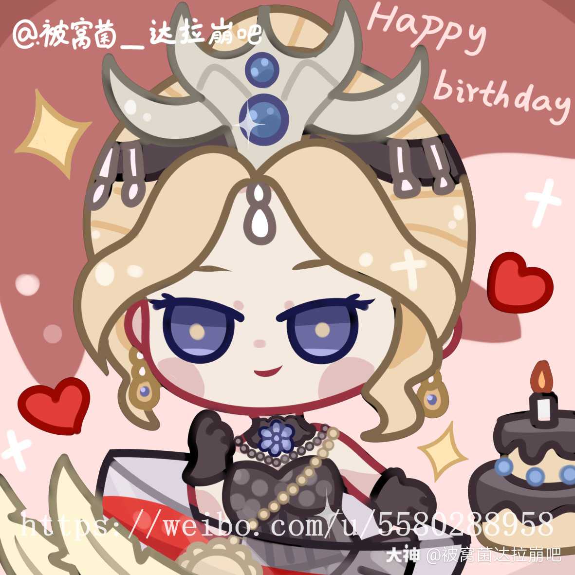 被窝菌达拉崩吧:#舞女生日会##第五人格##第五人格同人# 生日快乐!