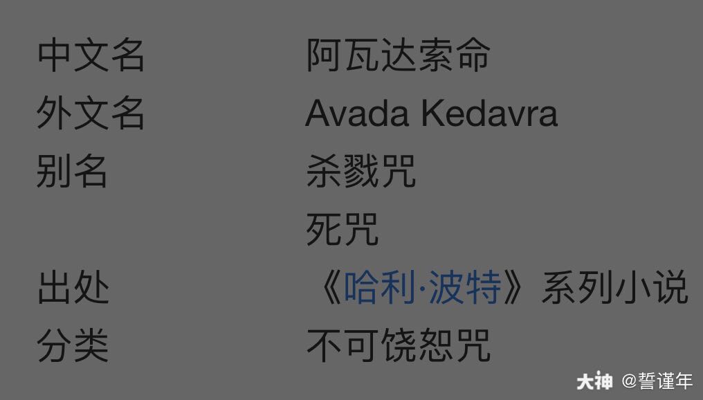 阿瓦达索命阿瓦达索命(avada kedavra,是著名魔幻小说_来自网易大神
