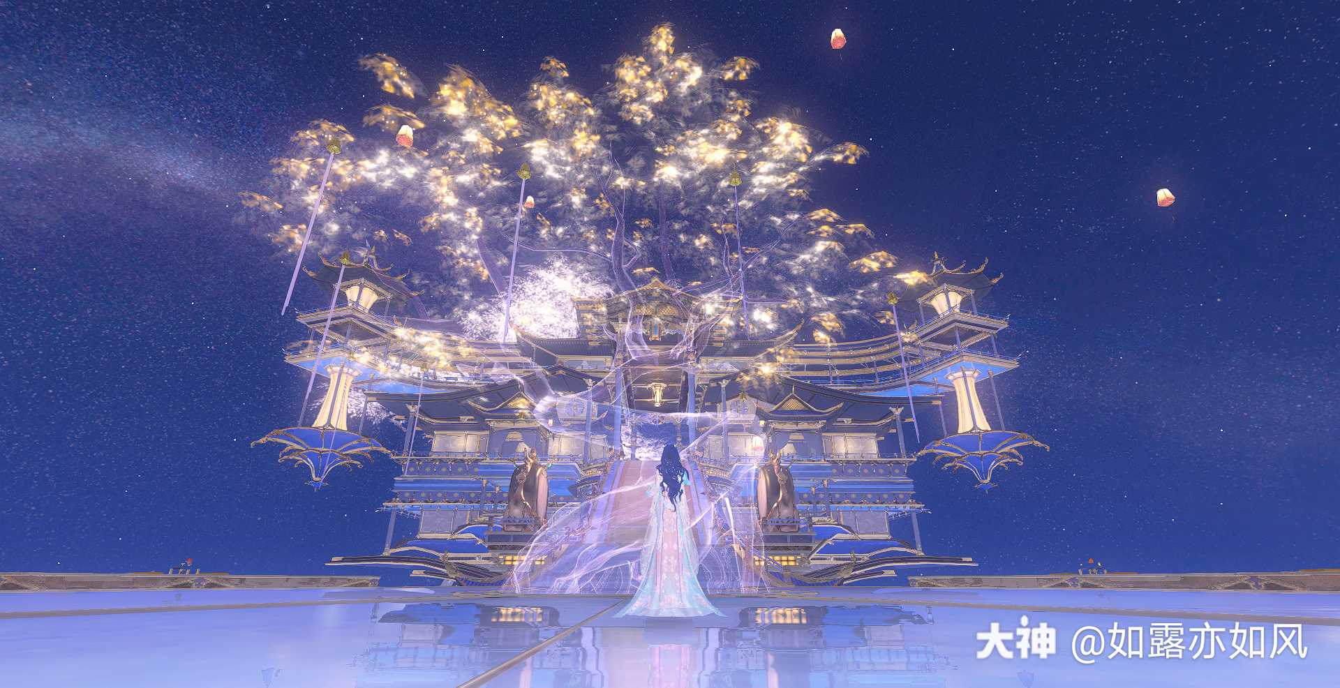 这次的节日任务场景广寒宫也太好了吧!