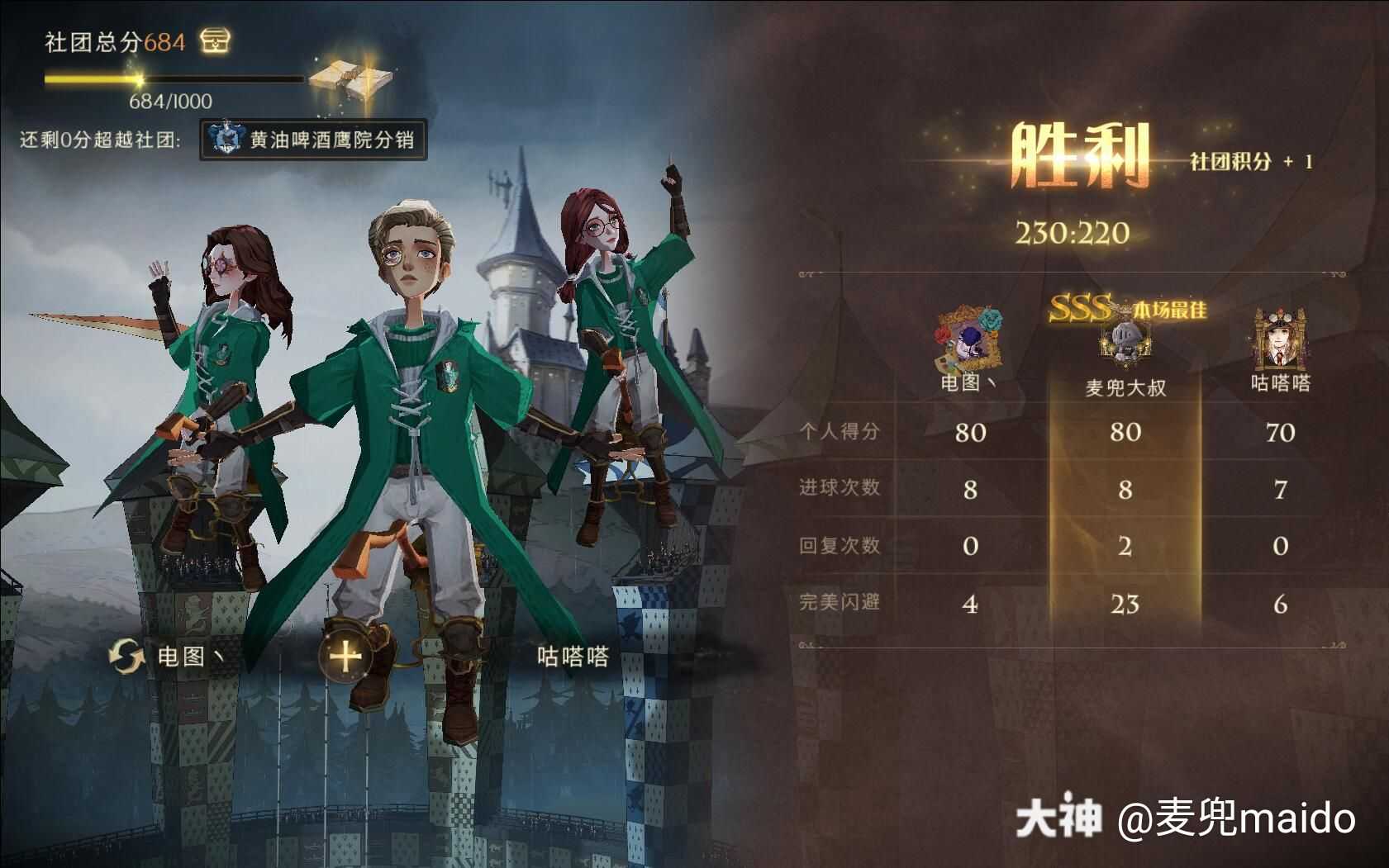 哈利波特魔法觉醒 #斯莱特林魁地奇球队# .