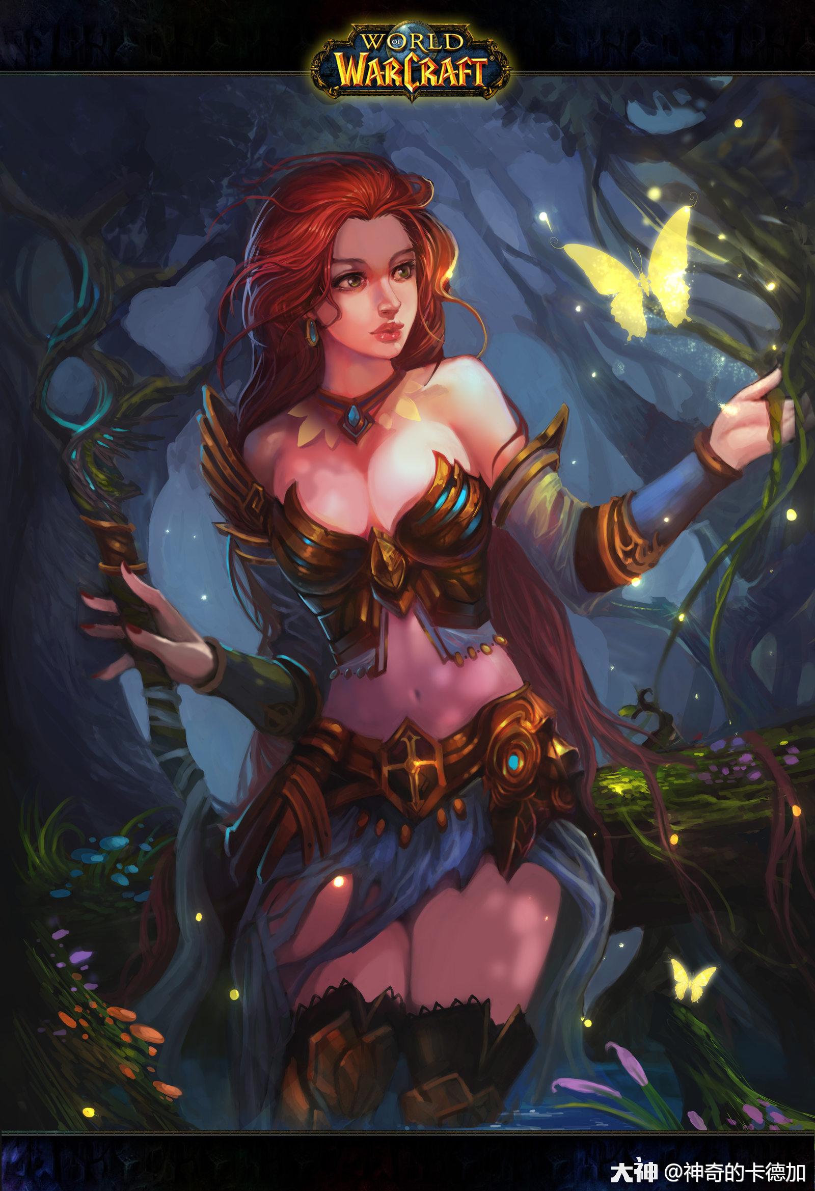 【魔兽同人画作:怀旧服纪念系列 迷失在黑海岸的法师】