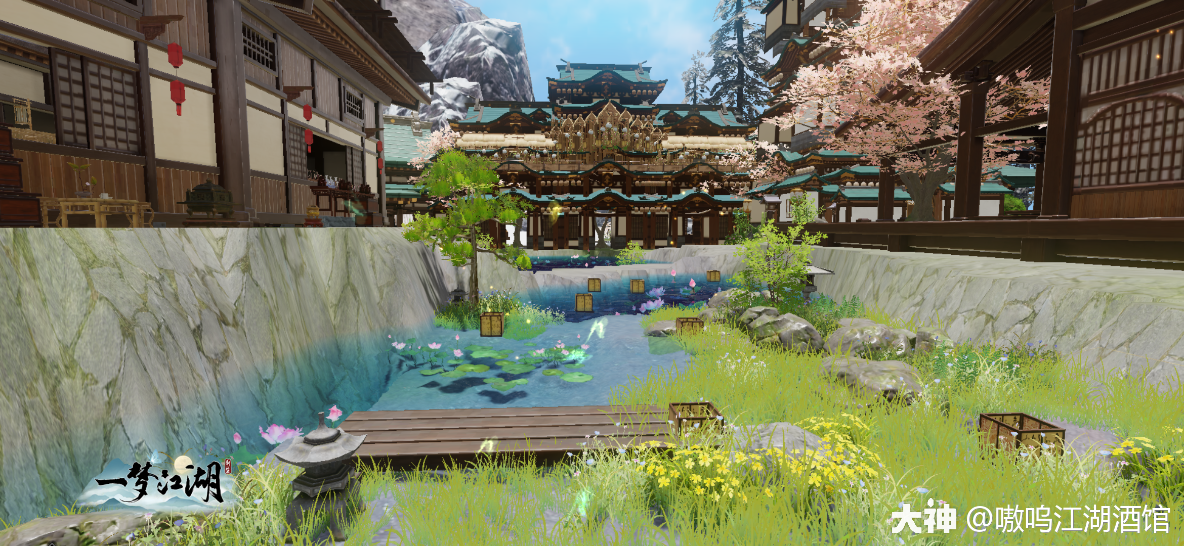 【嗷呜宅邸布置基地——平安京仿建(第十二期)】 搜索关键词:一梦江湖