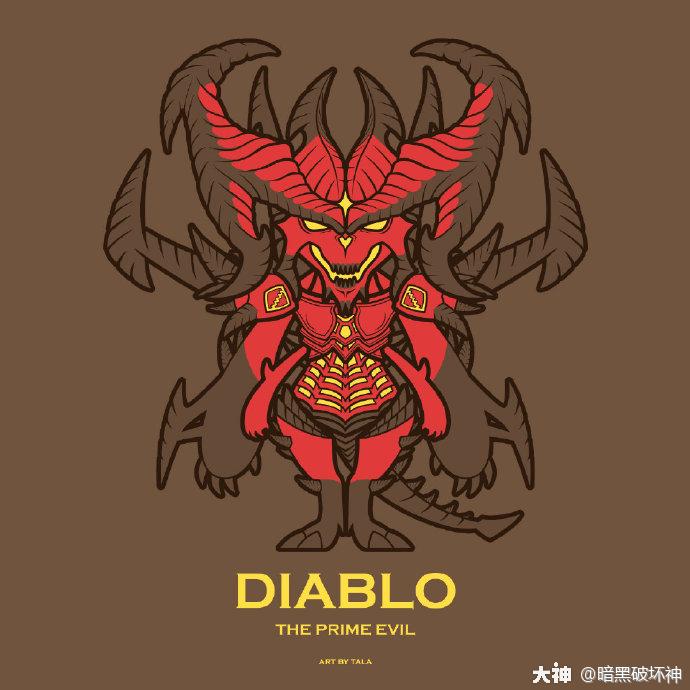 【同人作品】diablo烈焰地狱七魔王同人插画