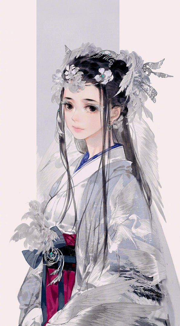 绝美古风人物插画 插画师|伊吹鸡腿子