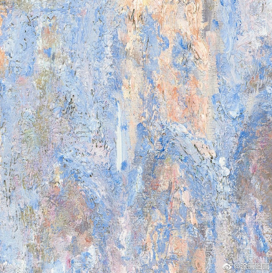 莫奈说:"画的好坏,闭上你的眼睛,触摸画布可以判断."