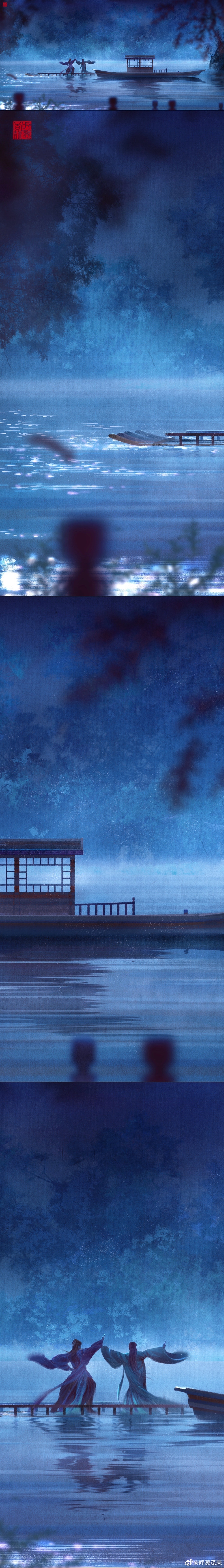 山河不足重,重在遇知己 画师:呼葱觅蒜