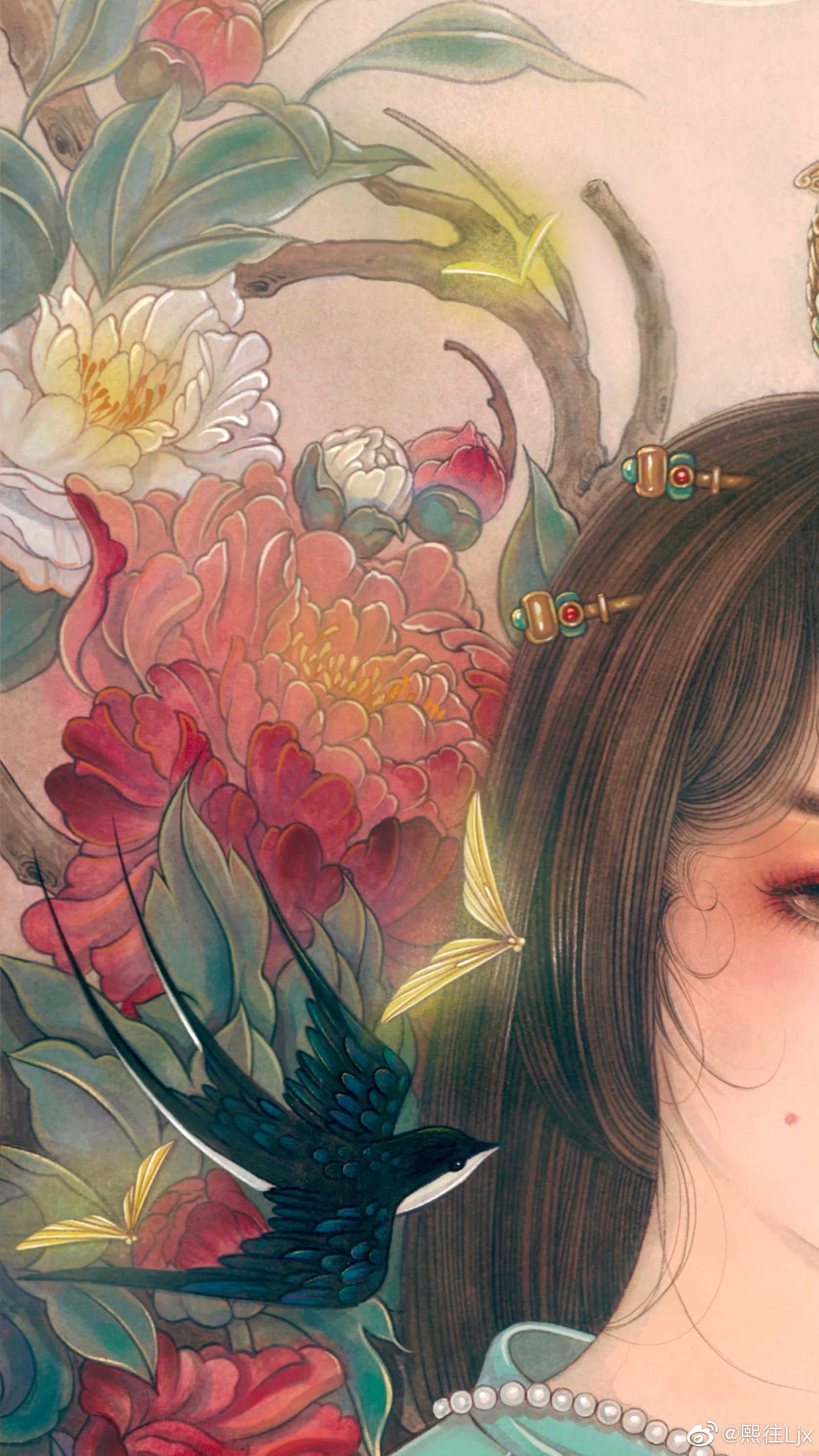 沉鱼落雁,闭月羞花《四大美人 熙往ljx_来自网易大神圈子_古风