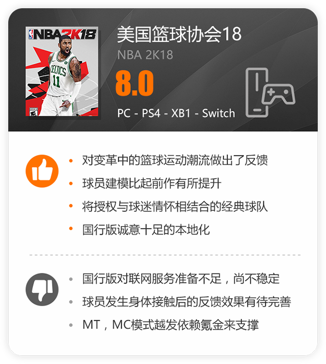 终于等到你！《NBA 2K18》 国行版评测