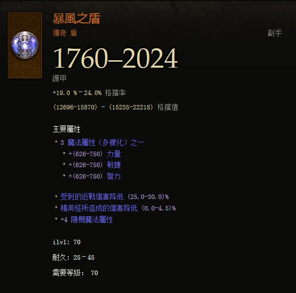 暴风之盾的词缀显示错误问题已修复_凯恩之角_暗黑破坏神(diablo)中文