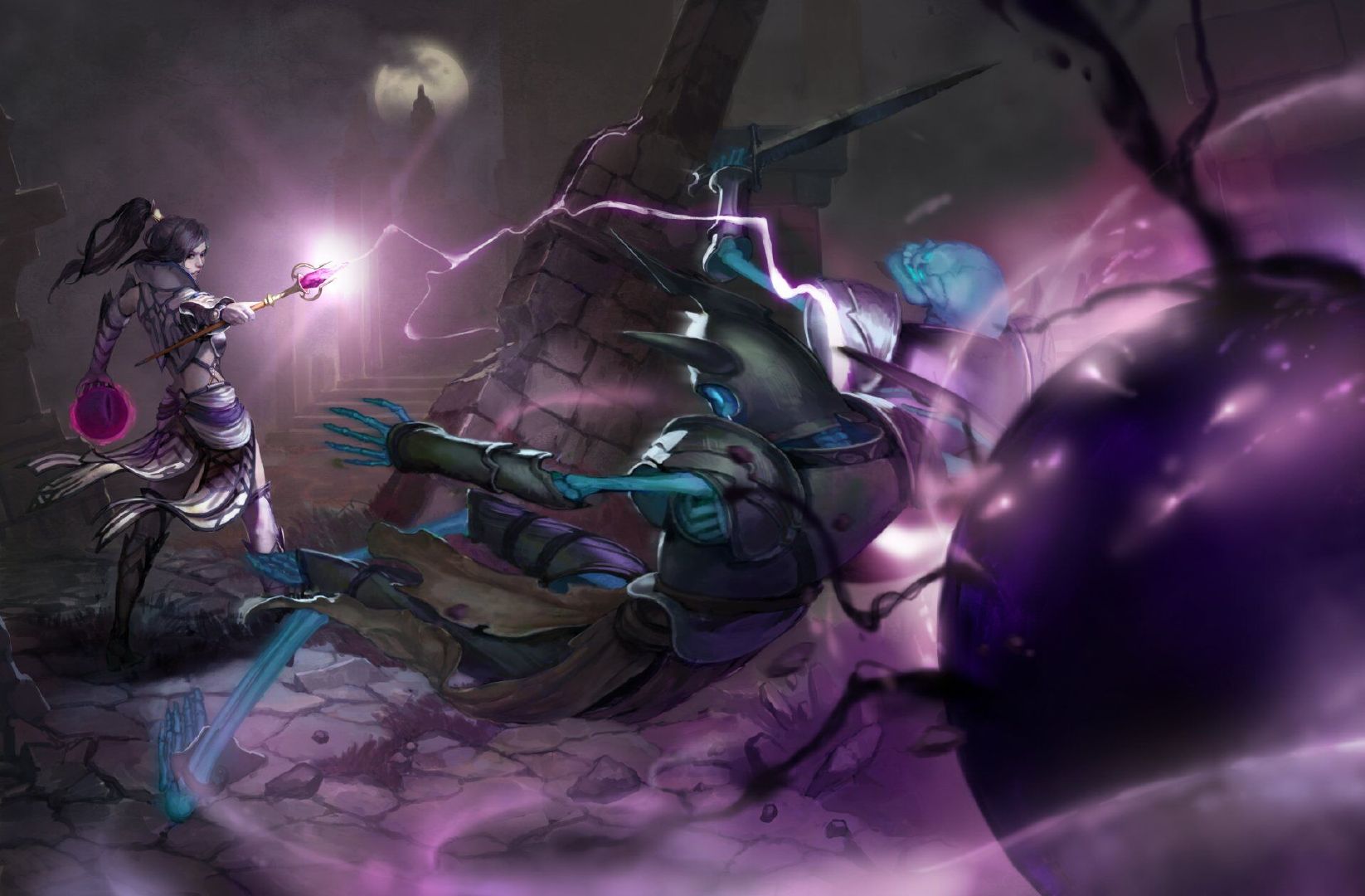 暗黑3壁纸分享掌握元素之力的魔法师