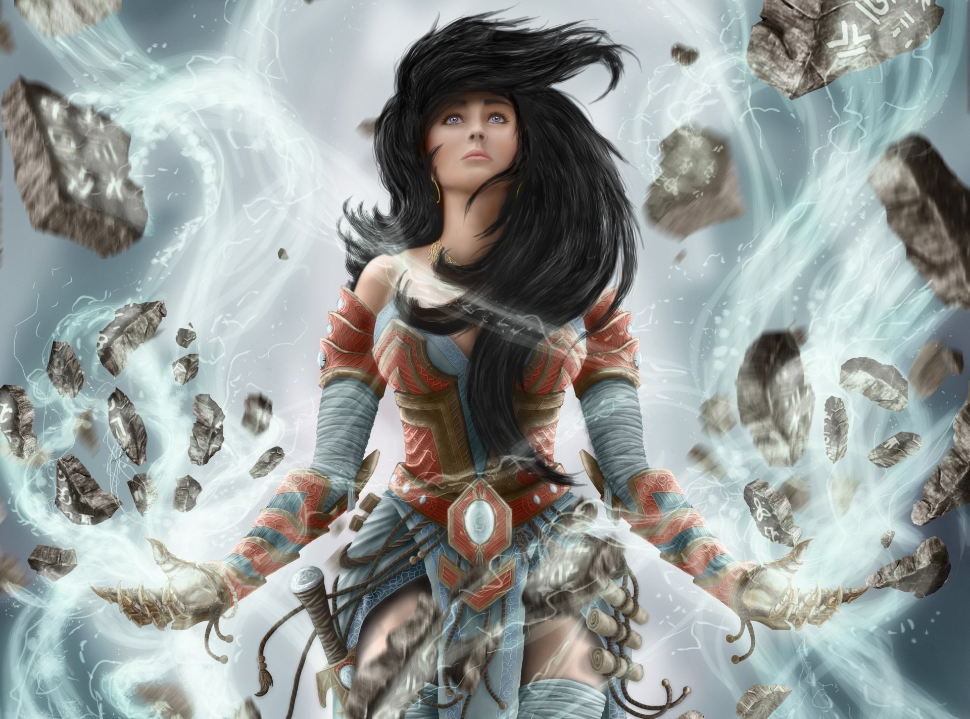 暗黑3壁纸分享掌握元素之力的魔法师