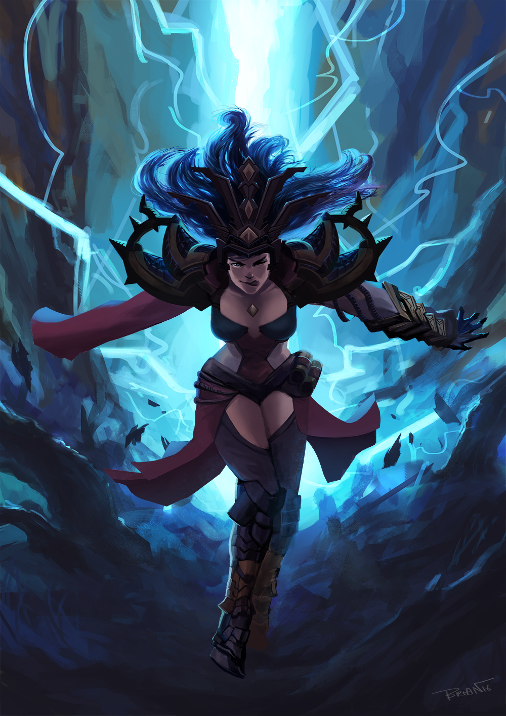 暗黑3壁纸分享:掌握元素之力的魔法师