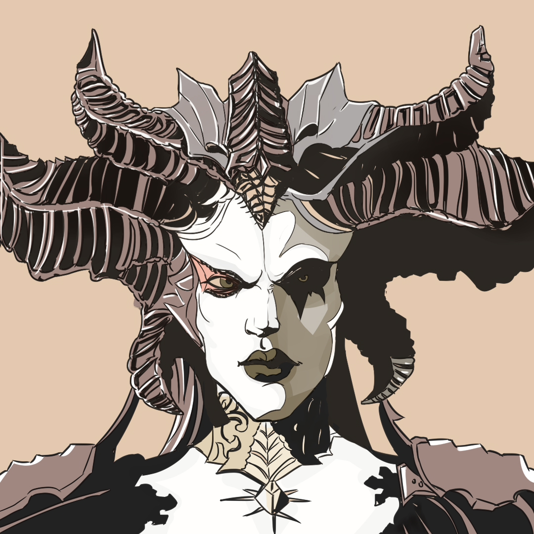 就这样画了个莉莉丝