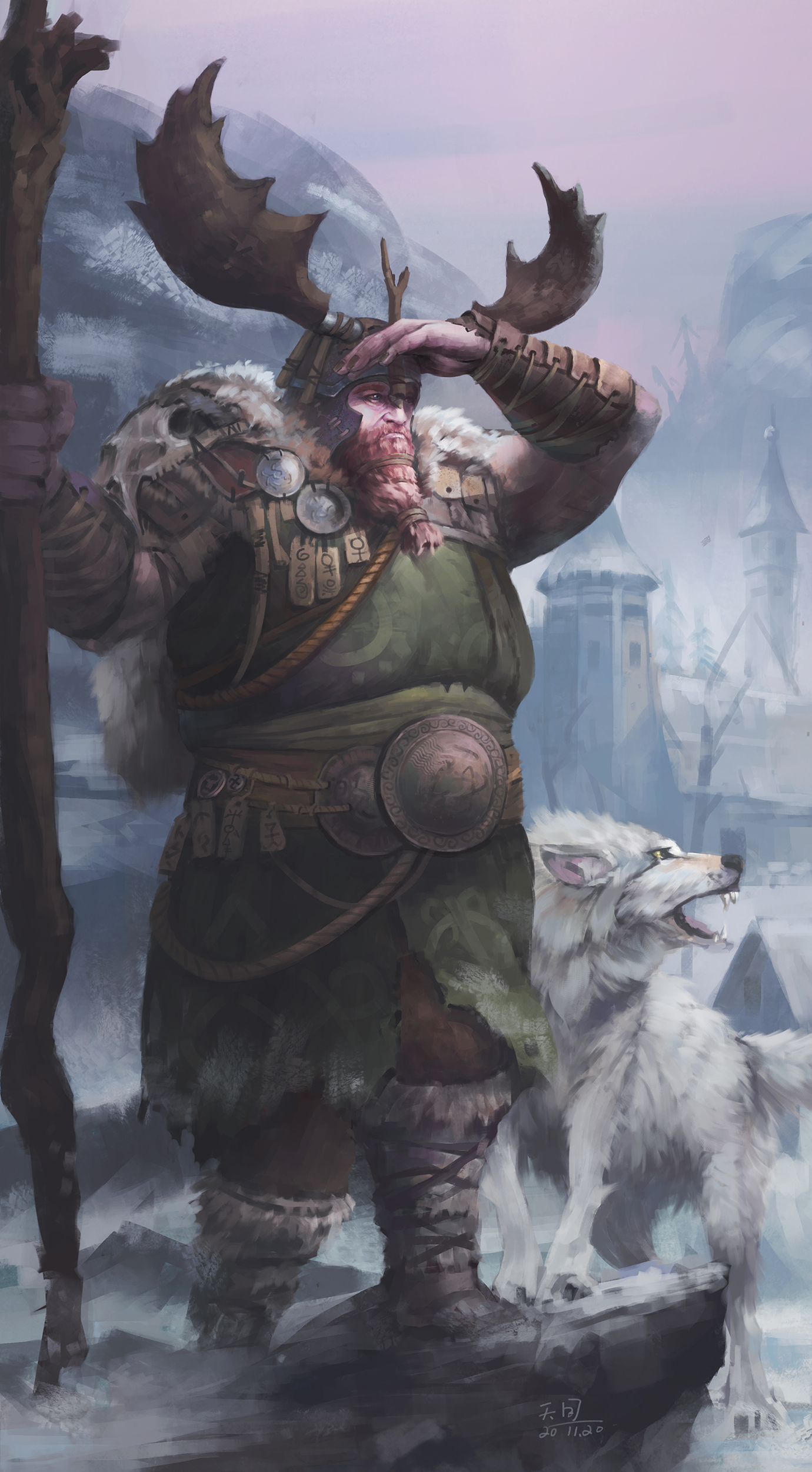 同人一张德鲁依,期待暗黑4!