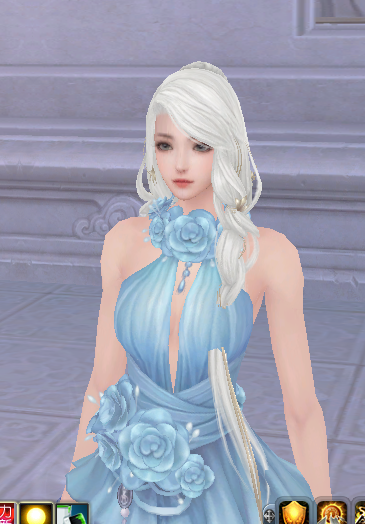 关于千峰翠色头发穿模问题