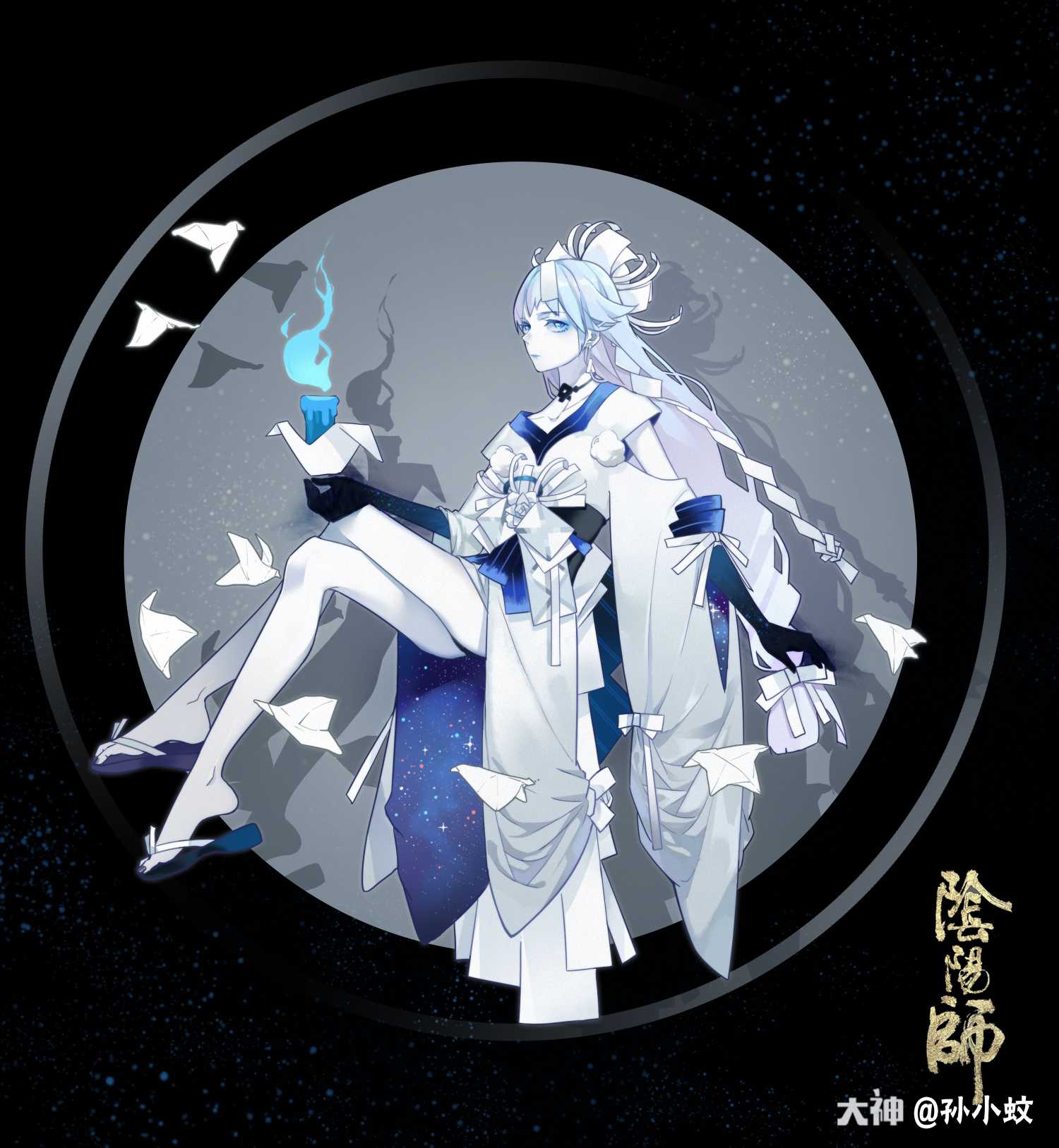 阴阳师同人##大触觉醒##百绘罗衣# 画了一个彼岸花,顺手带一张gif