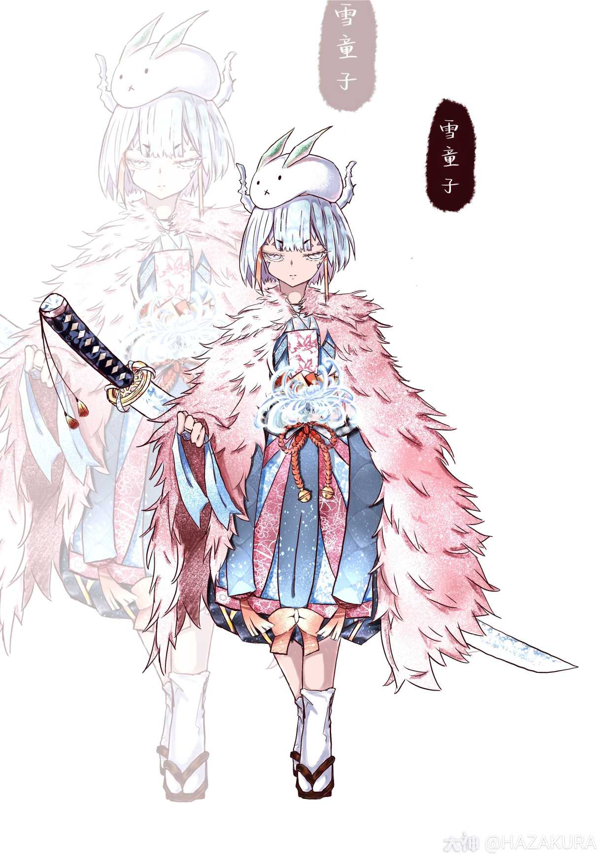阴阳师##大触觉醒##百绘罗衣# 我永远爱雪儿子(      粉粉的雪童子想 