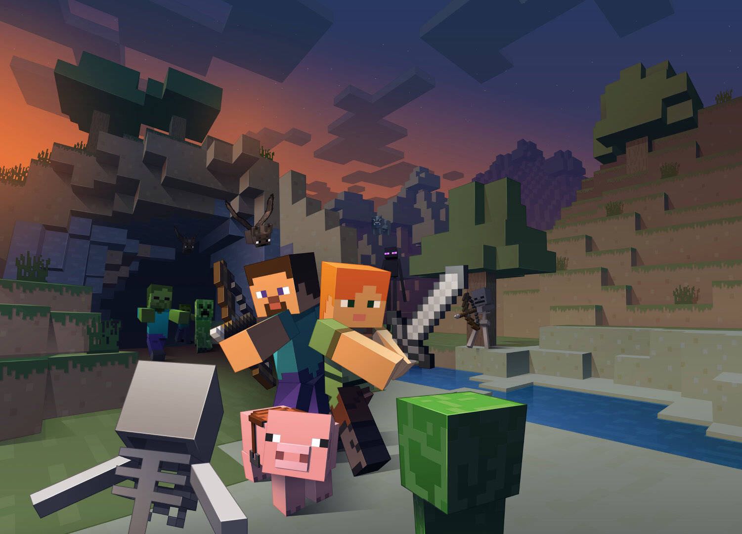 这些宣传图都能做壁纸#我的世界# 来自皮皮暄她不香么 - 大神