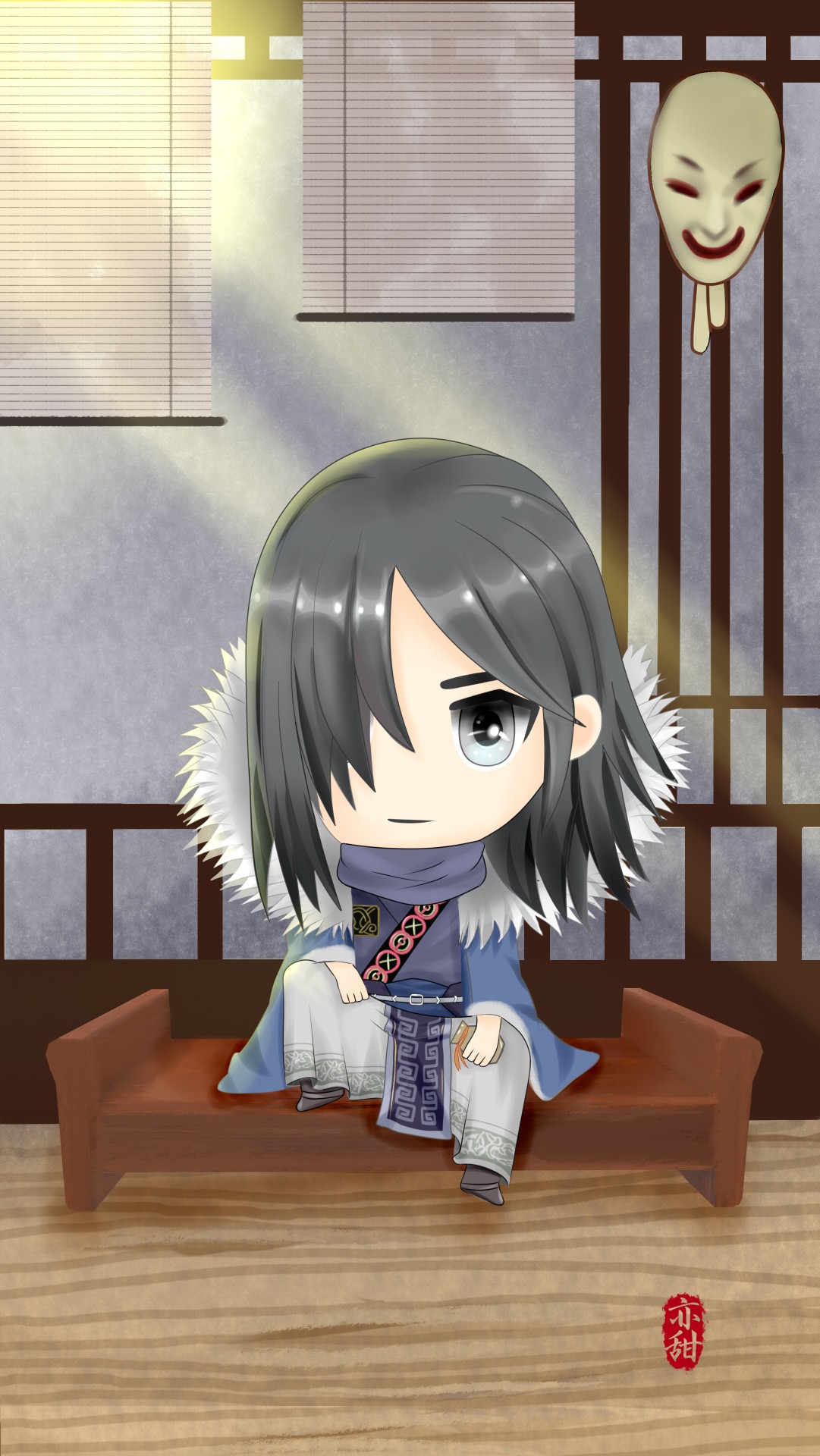 亦甜cg:谋略无双的郭嘉#率土之滨##率土同人工坊