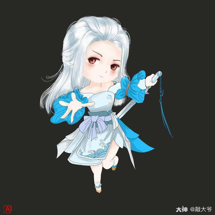 画了只大头华山小姐姐@楚留香手游 @楚留香缘二叔_来自网易大神一梦